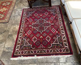 Persian rug in brilliant colors
