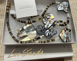 Large Lee Sands vintage jewelry collection 