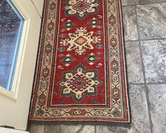 Kazak hand knotted rug, beautiful colors
