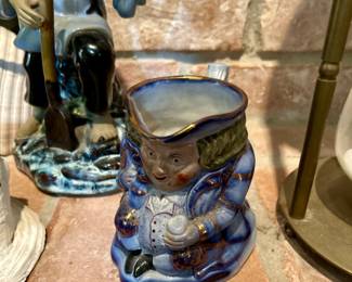 Toby Jug in Flow BLue