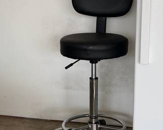 Adjustable Drafting Stool with Backrest