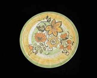 Vintage Floral Dinner Plate