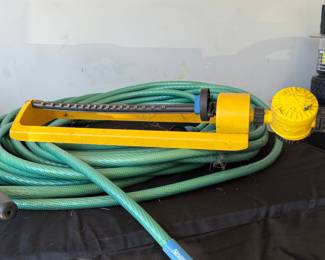Orbit Port-A-Rain Hose Watering System with 50ft Green Garden Hose