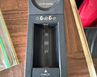 Universal Battery Tester with 9V and 1.5V Adapters