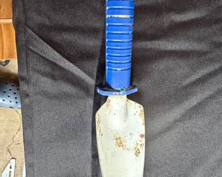 Gardening Trowel with Blue Handle