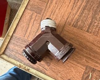 Leviton Bakelite Lamp Socket Adapter