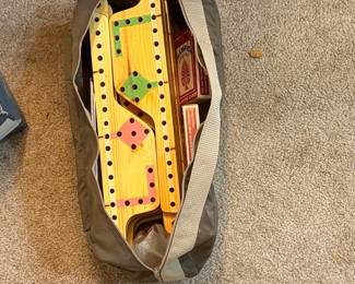 Wooden Pegs and Jokers Board Game with Playing Cards