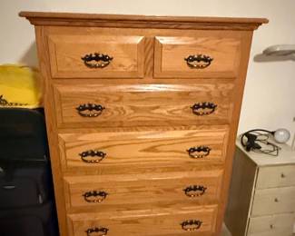 Oak Dresser with Six Drawers