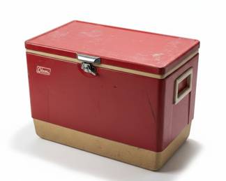 Vintage Coleman Steel Belted Cooler