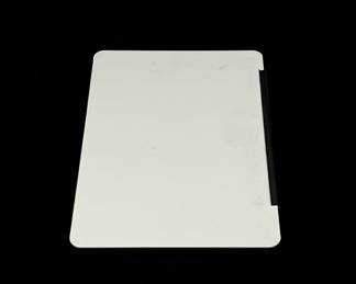 White Lap Desk with Black Trim