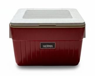 Thermos Red and White Cooler Chest
