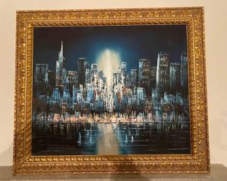 Cityscape 'Barsail' (25.5x29.5) 
