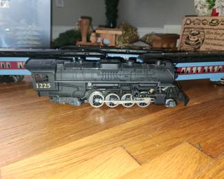 Lionel model train, tracks and accessories 