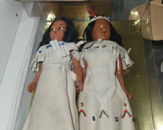 Large collection of vintage dolls