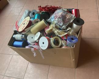 large box of ribbon