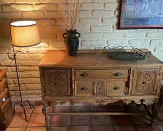 Antique buffet cabinet