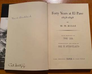 Signed by Rex Strickland and Carl Hertzog