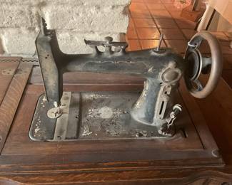 Antique sewing table 