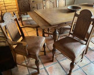 1 captain chair & 5 regular chairs