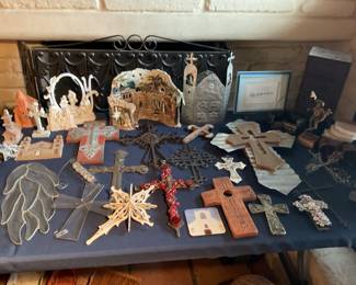 Lots of religious decor