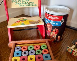1950's Playschool Wooden Toys
