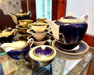 21 piece Weimar German Tea Set