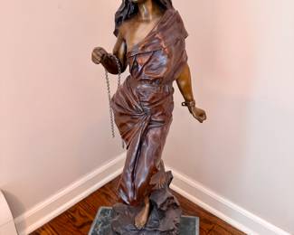 Bronze Prise De Corsaire (Woman in Bondage)