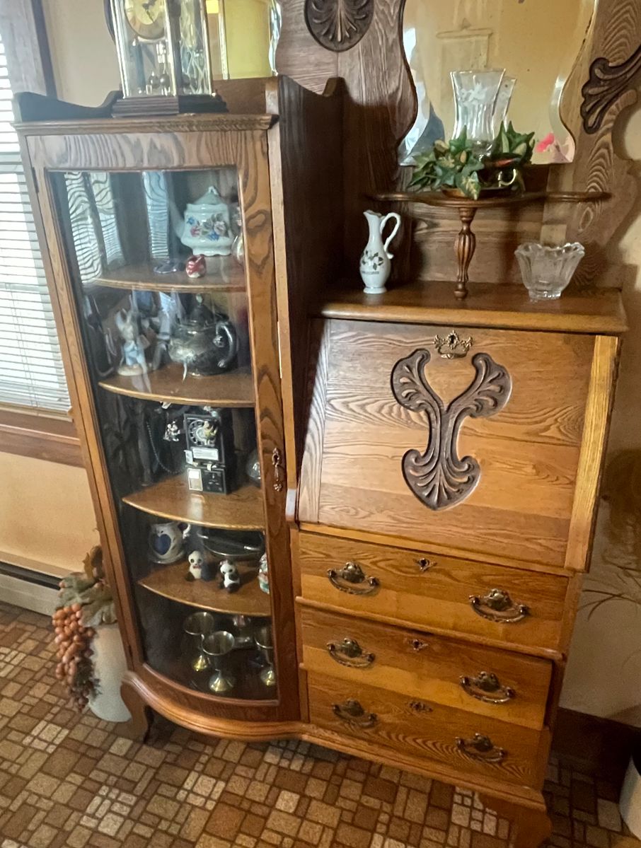 Antique Oak Secretary