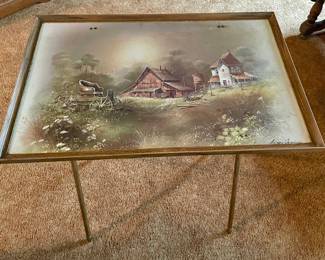 MCM Andres Orpinas folding TV trays (set of 4)