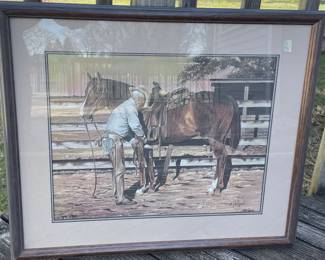 A Way of Life limited edition print by George Hallmark 