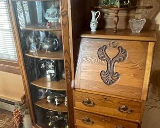 Antique Oak Secretary