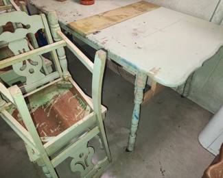 Vintage table and chairs (project piece)