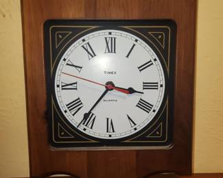 Vintage Timex wall clock