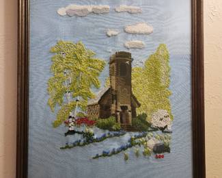 Vintage embroidery art