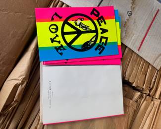 Vintage black light cards (100s of original 1970 cards)