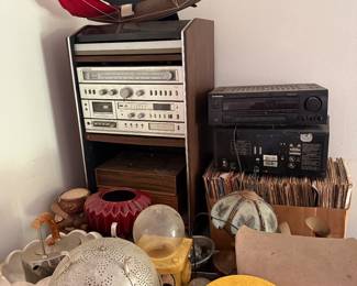 Stereo equipment / record albums 