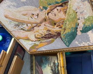 Needle point stitch art 