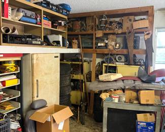 Untouched misc. garage finds 