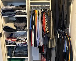 More men's and women's clothing