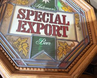 Beer advertising items 