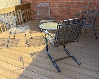 Wrought iron patio furniture 