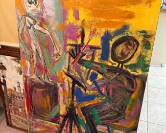 Abstract, mid-century, modern art