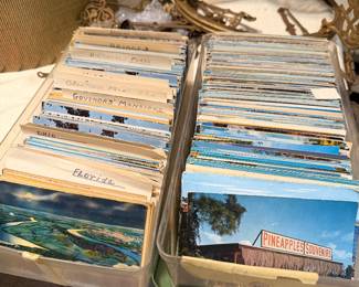 Lots of vintage postcards