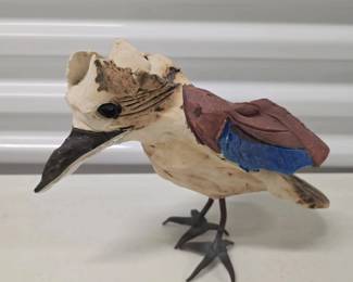FAMILY POTTERY  Kookaburra Sculpture Internet Suggests Ames Petersen