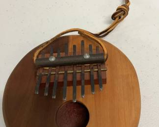 Handcrafted Wooden Thumb Piano Idiophone