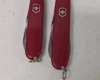 Pair of Swiss Army Knives