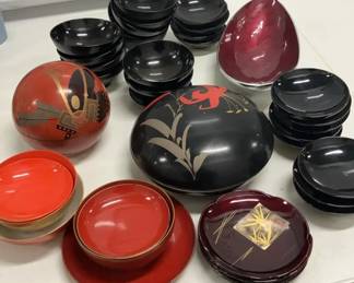 FAMILY CHINA  Collection Of Japanese Dishes