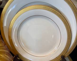 Wallace Pantheon Gold China Set