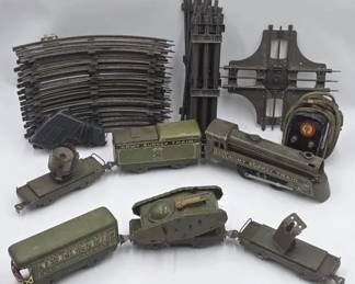 vintage marx train set