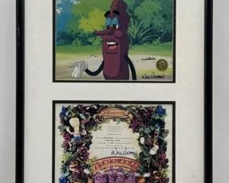 california raisins signed CEL